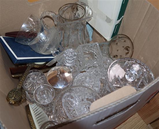 A quantity of glassware and ceramics